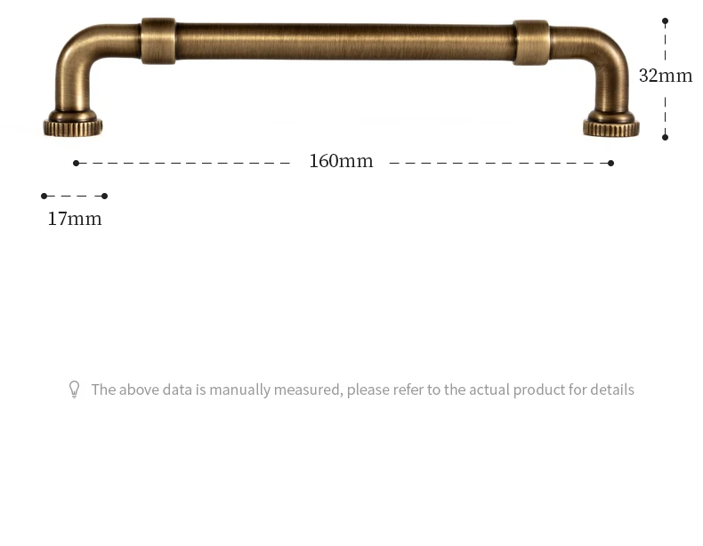 antique brass furniture handle for drawers