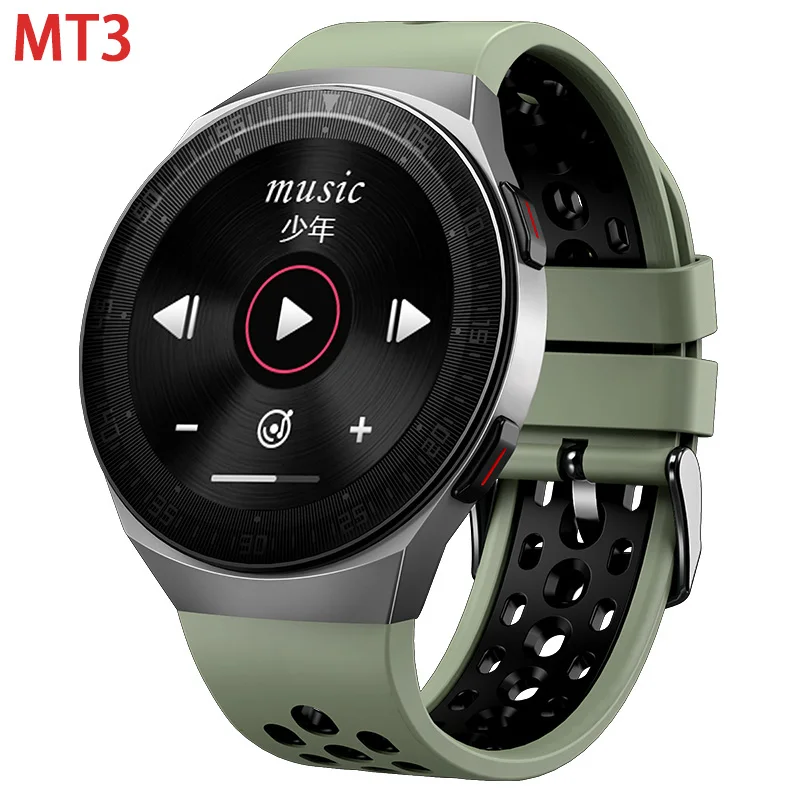 8G Memory Music MT3 Smart Watch Sound Record Storage Blue Tooth Call Smartwatch For Men Women Blood Pressure Fitness Tracker 