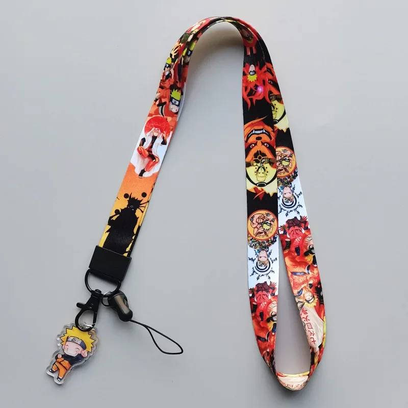 Charming NARUTO Cartoon Phone Strap with Neck Lanyard