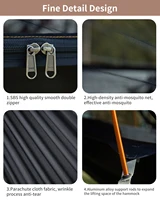 Outdoor Large Hammock with Mosquito Net 2 Person Lightweight Hammocks for Backpacking Backyard Hiking Camping 5