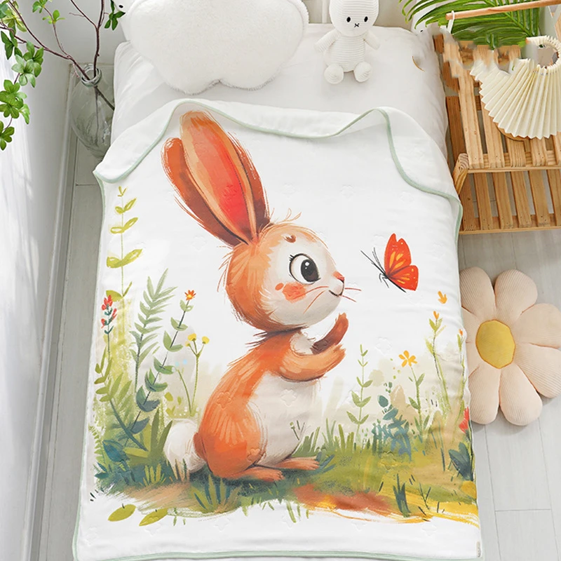 Five Layer Gauze Baby Blanket Bed Sofa Camping Nap Baby Bed Sheet Soft Pure Cotton Home Textile Birthday Gift Blanket Bedroom