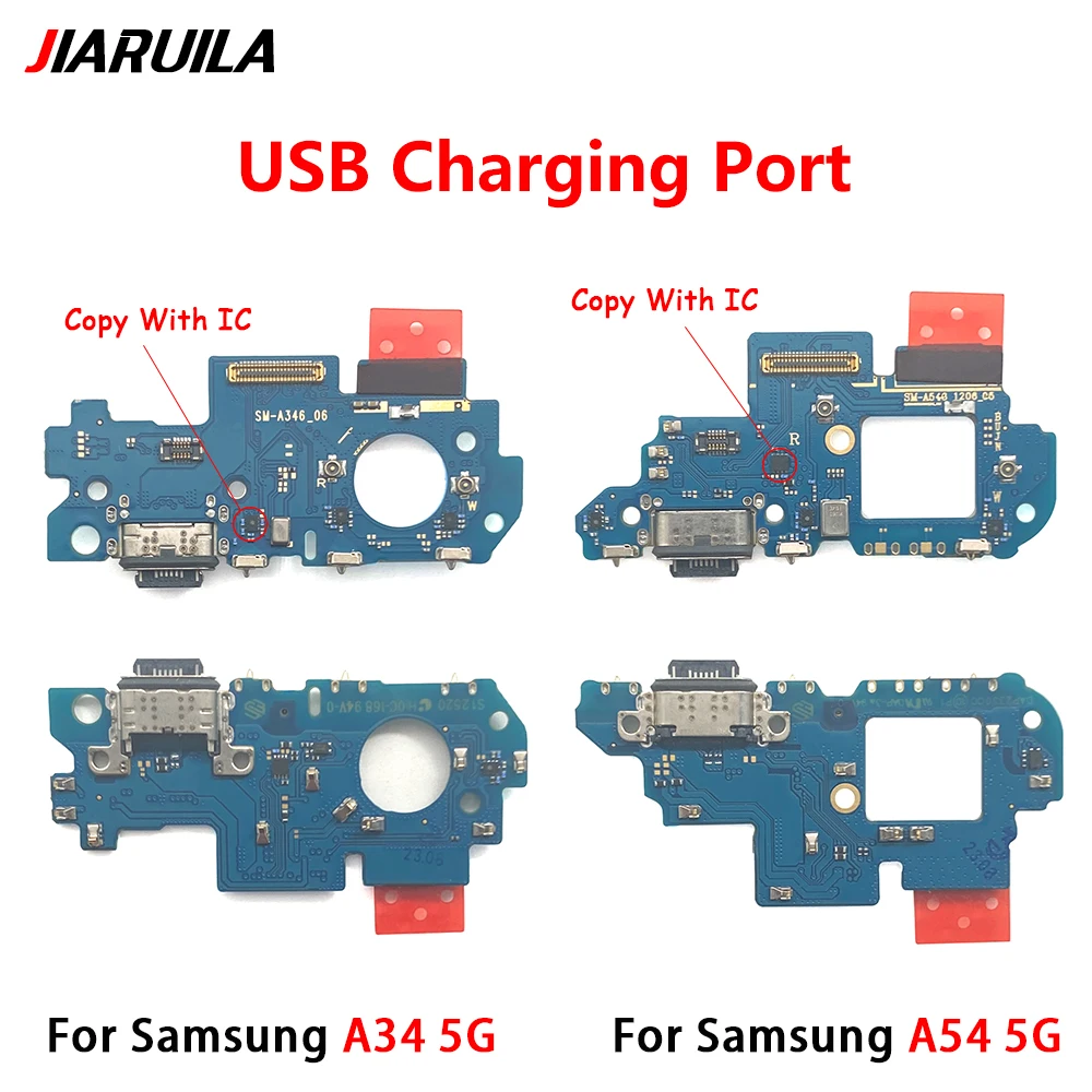 

New For Samsung A34 A346B A54 5G A546B A24 4G A245F USB Charging Dock Port Connector Flex Cable Fast Charging