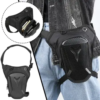Borsa Laterale per Moto in EVA Rigida, Marsupio Casual da Esterno, Porta Cellulare per Motocicletta