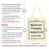 Add Your Logo Customizable Canvas Tote Bag Large Women's Designer Handbags  Shopping Bags for Groceries Fabric Shopper Cloth 2