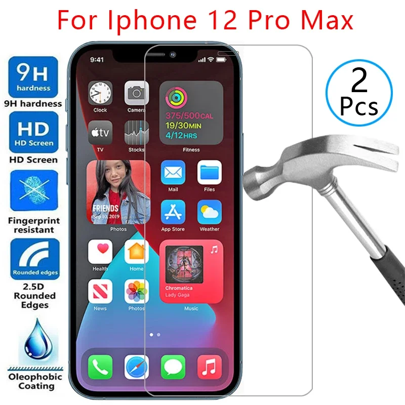 Защитный экран из закаленного стекла для iphone 12 pro max, чехол для iphone 12promax 12 pro mas, защитный чехол, чехол для iphone