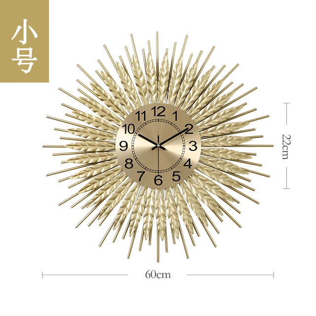 Nordic creative personality atmosphere clock fashion living room wall clock bedroom home wall clock modern simple clock 7