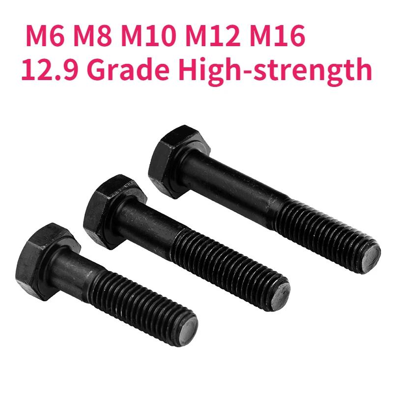 

M6 M8 M10 M12 M16 12.9 Grade High-strength Half Thread Outside Hex Head Screws External Hexagon Head Cap Screws Bolts