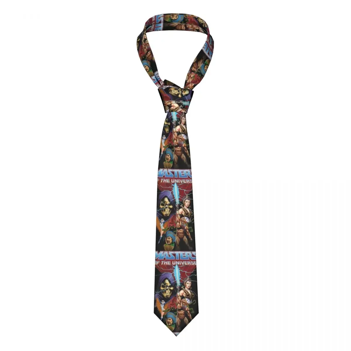 

He-Man And The Masters Of The Universe Men Necktie Skinny Polyester 8 cm Narrow Neck Ties for Men Daily Wear Cravat Wedding Gift