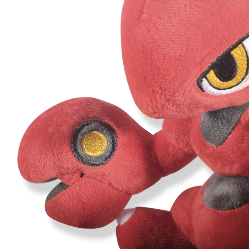 18cm 게임 캐릭터 Scizor 고품질 플러시 장난감 부드러운 인형 동물 인형 어린이를위한 생일 선물 크리스마스 선물