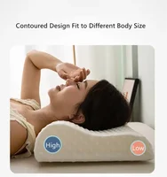Long Pillow Memory Foam Bedding Pillow Neck Protection Slow Rebound Shaped Maternity Pillow for Sleeping Orthopedic Pillows 2