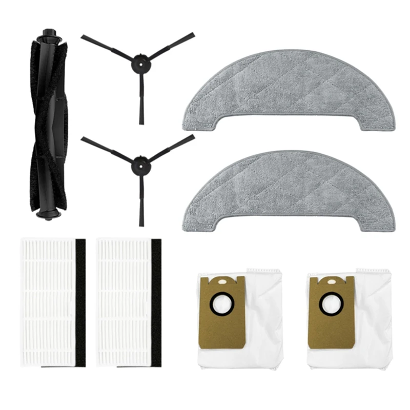 

Фильтр НЕРА Для Xiaomi Viomi S9, основная боковая щетка, насадка на швабру, мешок для пыли, аксессуары для робота-пылесоса, комплекты запасных частей