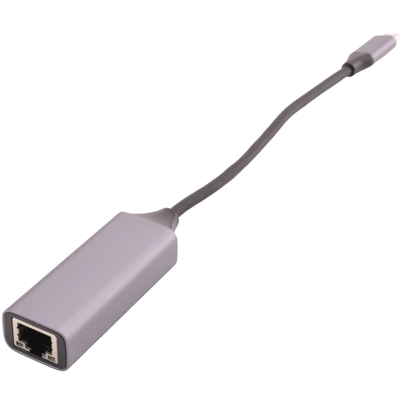 Adattatore Di Rete Da Tipo C A Rj45 Type-C 3.0 Pc Internet Type-C 1000Mbps Per Laptop/Tv Box