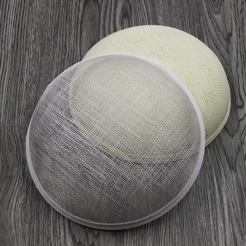 Mode Frauen Sinamay Milli nery DIY Hut Fascinator Hut Basis Runde freie Größe Hochzeit Abendessen Geburtstags feier 18cm – Detail 4