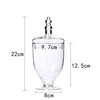 Transparent Glass Candy Jar Storage Tank Food Container Organizer Storage Bottle Decorative Jar Candy Box Dried Fruit Box Gift 5