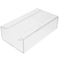 Clear Disposable Gloves Storage Box Transparent Acrylic Glove Box Wall Mounted Disposable Latex Gloves Dispenser Organizer Case 1