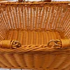 Outdoor Picnic Storage Container With Handle Lightweight Imitation Rattan Storage Basket Garden Hand-woven Picking Baskets 5