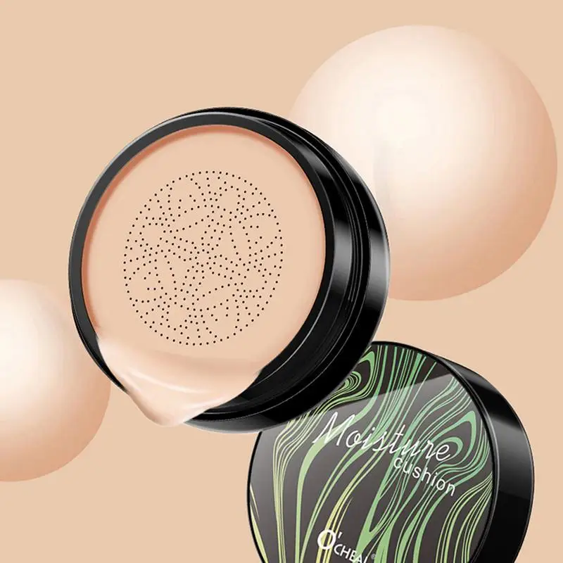 BB Air Cushion Foundation Mushroom Head CC Cream Concealer Whitening Makeup Cosmetics Waterproof Brighten Face Base Tone 4