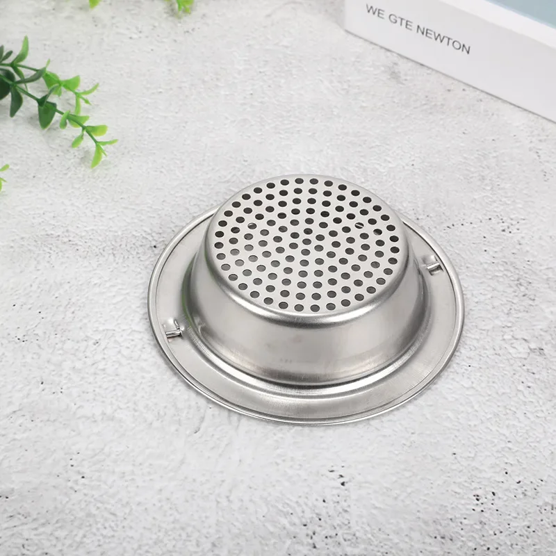 Kitchen sink filter 1PC portable stainless steel mesh drain kitchen sink filter screen slag screen floor drain size