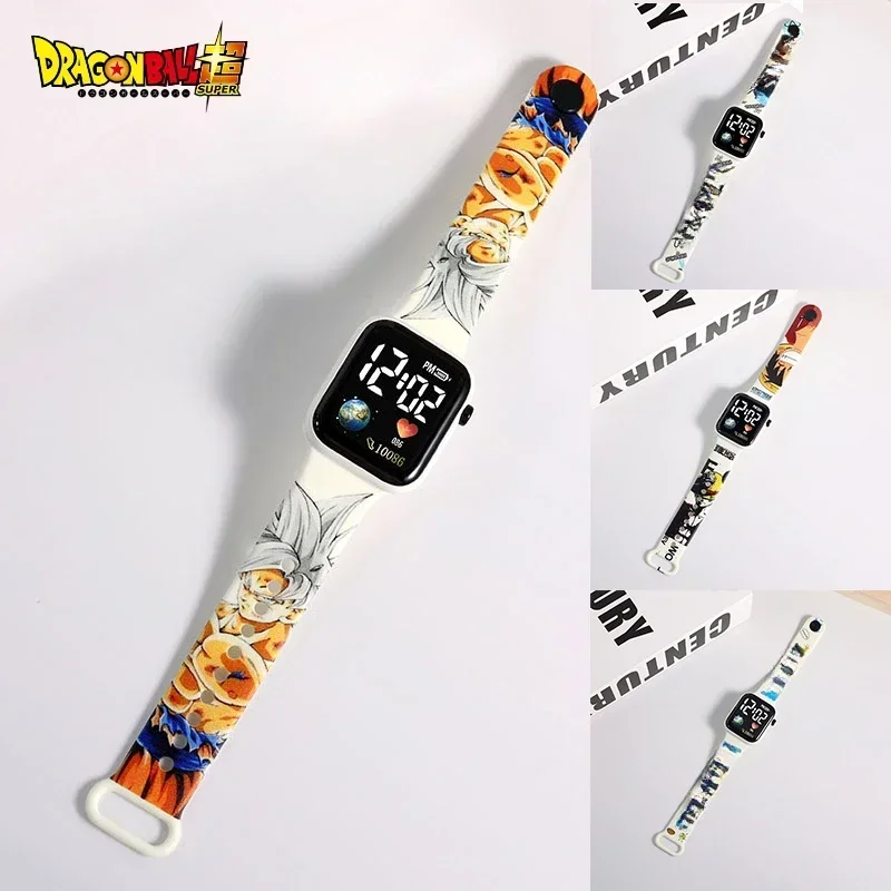 

Dragon Ball Son Goku Led Sports Watches Men Wrist Watches Cartoon Anime Smart Electronic Square Digital Watch Kids Birthday Gift