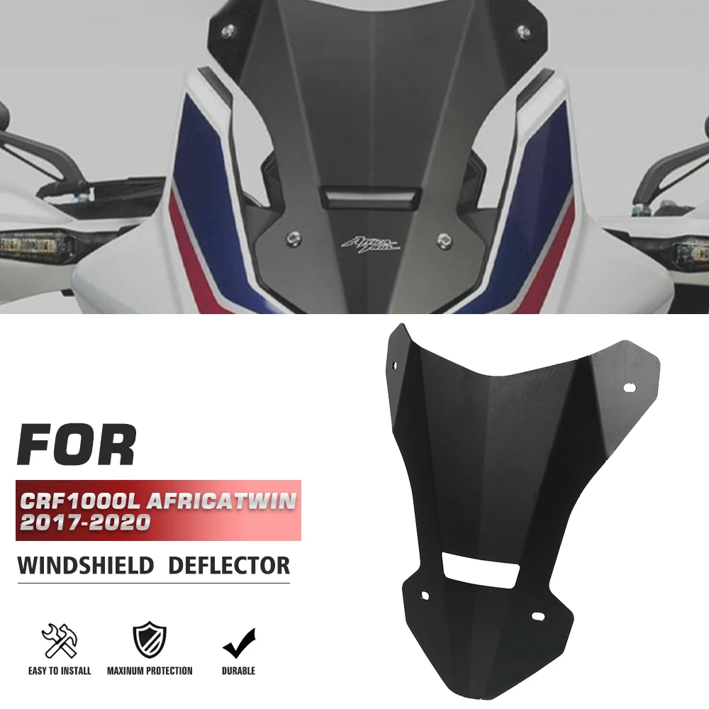 

FOR HONDA CRF 1000L Africa Twin CRF1000L 2016 2017 2018 2019 Motorcycle Windshield Windscreen Windproof Wind Screen Deflector