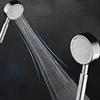 BAOKEMO Stainless Steel Bathroom Handheld Shower Head High Pressure Water Saving Sprayer Nozzle Supercharged Rainfall Modes 6