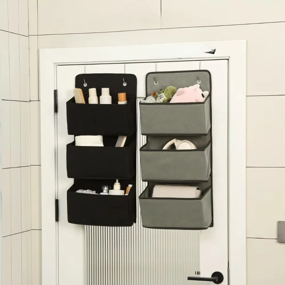 Hanging Bag Foldable Space Saving Non-woven Fabric Multi-layers Storage Bags Wall Mount Multifun-ctional Storage Hanging Bags 2