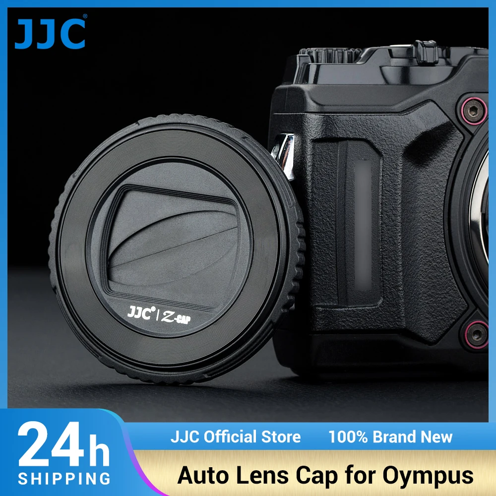 JJC LBT01 Auto Lens Cap Camera Lens Cover Accessories for Olympus TG6