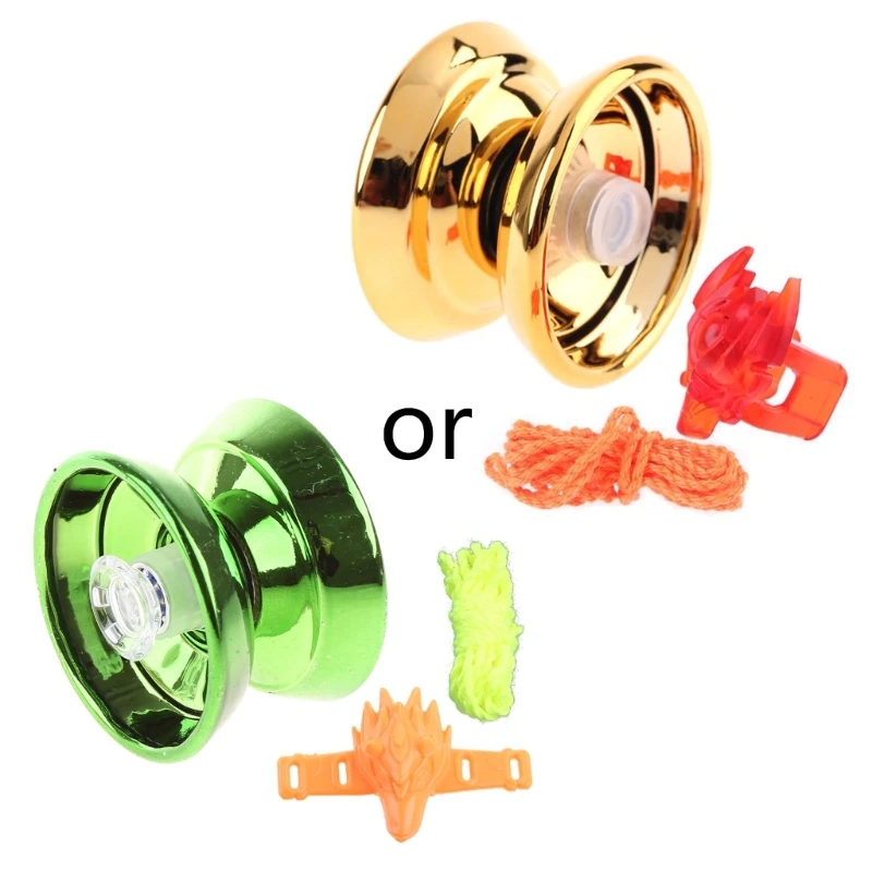 1Pc Aluminum Alloy YoYo Ball String Toy