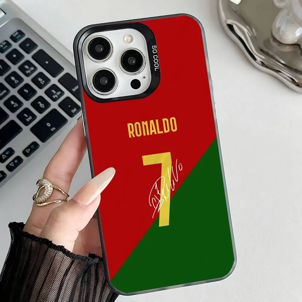 CR7 Football Star Black IMD Phone Case