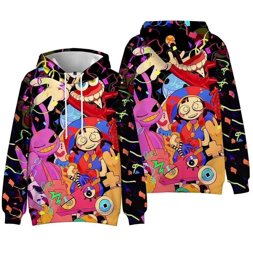 

The Amazing Digital Circus Magical Digital Circus Fashion Hooded Hooded Sweatshirt Casual Cool Jacket Cute Anime Top