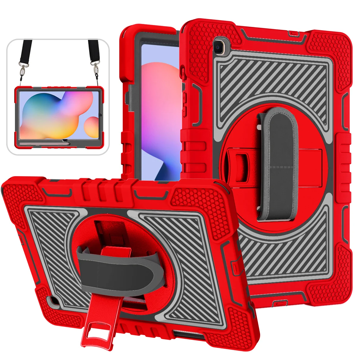 

Сверхмощный противоударный смарт-чехол для Samsung Galaxy Tab A7 T500 T505 T509 10,4 2022 EVA + PC Cover S6 Lite P610 P615 P613 10,4