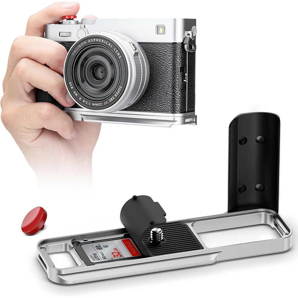 JJC X-E5 L-Shape Hand Grip with Shutter Button for Fujifilm XE-5