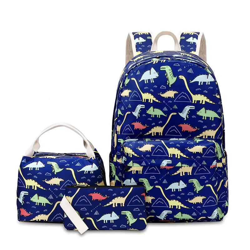 

3 Pcs/Set School Bags for Girls Boys Waterproof primary School Backpack Students Kids Schoolbag Child With Pencil Case Lunch box