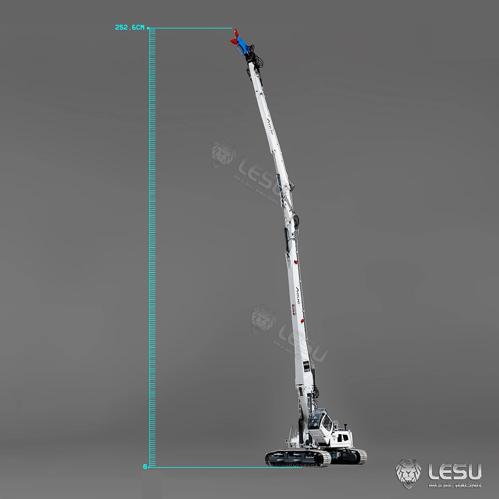 RTR LESU 960 RC 유압 굴삭기 LR960 헤비 듀티 1/14 철거 기계 굴착기 원격 제어 건설 차량 모델