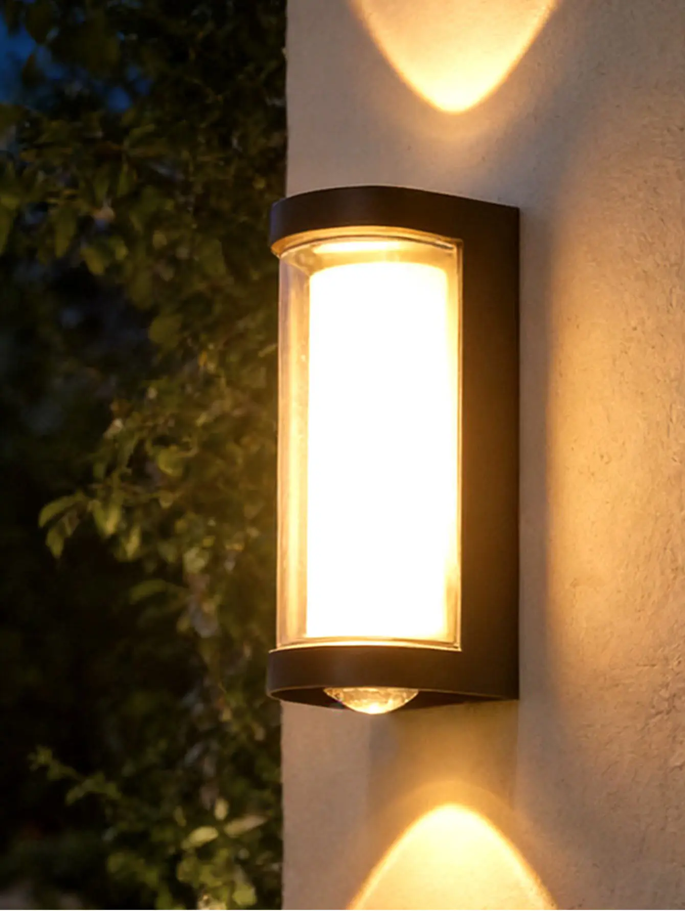 12W doppelseitige Außenwandleuchte, IP65, warmes Licht, universell, AC85–265 V, hohe Helligkeit, für Veranda, Treppen, Gartenbeleuchtung – Detail 13