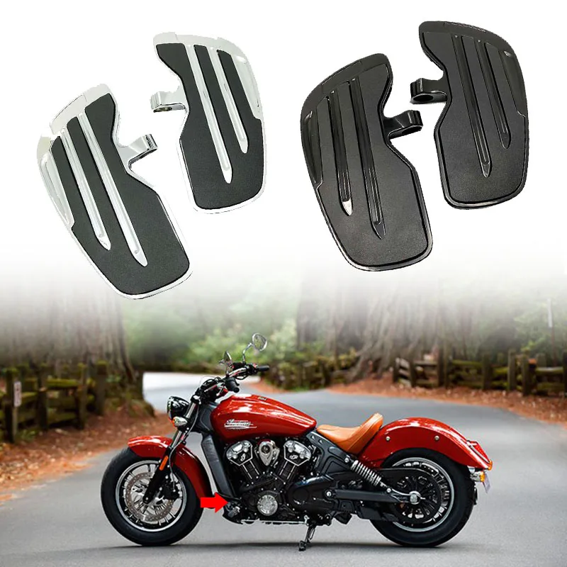 

Foot Pegs Motorcycle Aluminum Footpegs Footrests fits For Indian Scout 2015 2016 2017 2018 Scout Sixty 16-18 Scout Bobber 2018