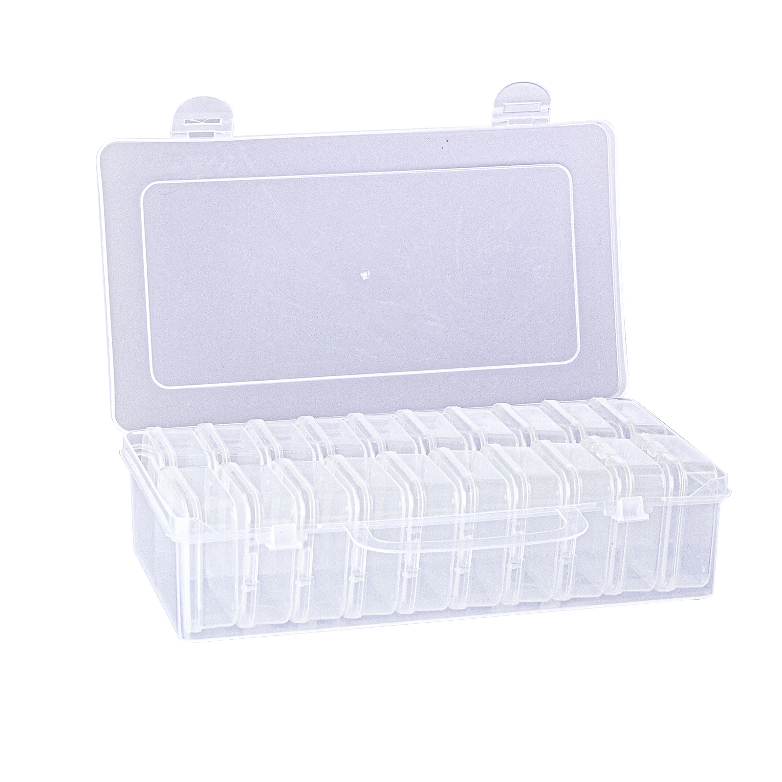1 Set of 20 Grid Storage Boxes Storage Gift Diamond Painting Stone Beads Suitable for Diamond Embroidery Box DIY Craft Storage