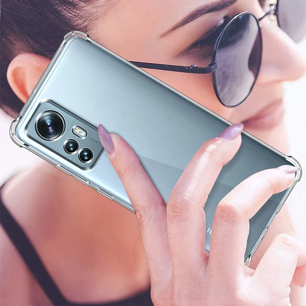 Airbag Shockproof Clear Silicone Phone Case - Soft TPU Cover