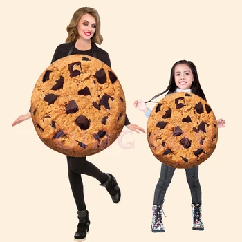 Kids Children Cookies Cosplay Costume New Fun Party Play Costume Party Event Fun Performance Stage Props