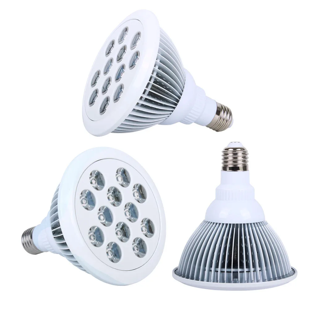 Фото PAR bulb Ice Blue 450-нм Светодиодный точечный светильник Bulb для терапии растений, аквариума E27 E26 №4
