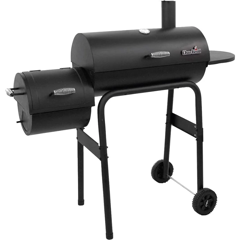 

Char-Broil 12201570-A1 American Gourmet Offset Smoker, Black,Standard