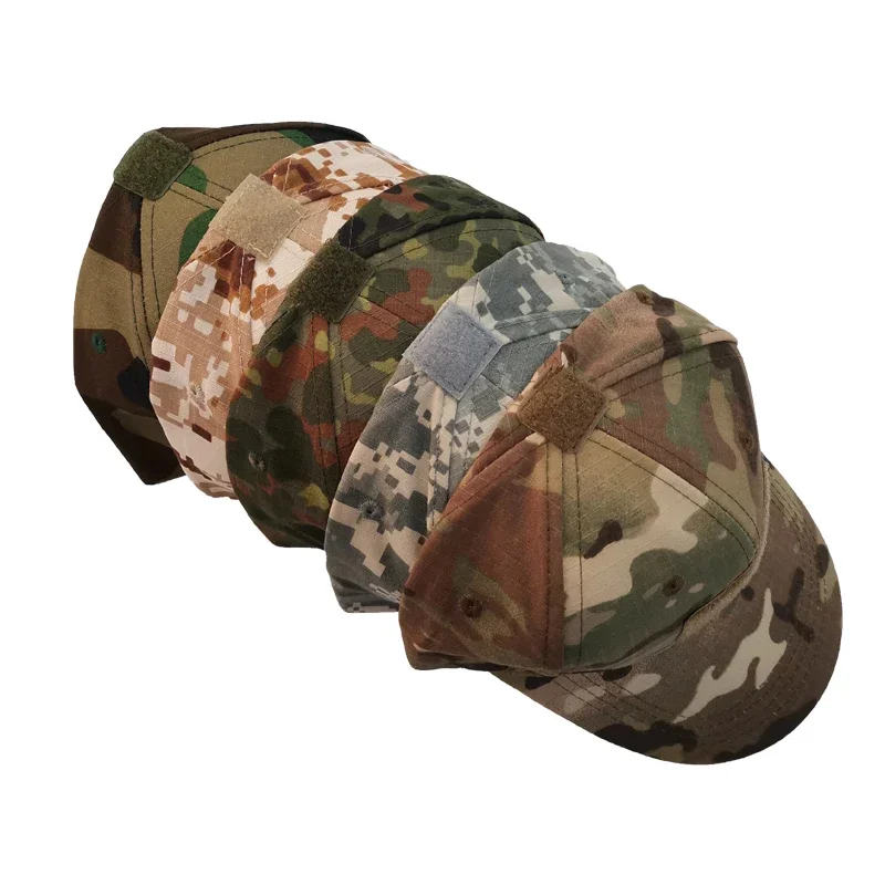 Tactical Summer Children's Cotton Student Camouflage Hats Jungle Hunting Caps Baby Boy Girl Hip-Hop Adjustable Baseball Caps
