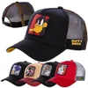 Hot Sale Unisex Anime Cartoon Cap High Quality Embroidered Patch Draw Baseball Cap Male Female Trucker Hat Mesh Hats Sun Hat 1