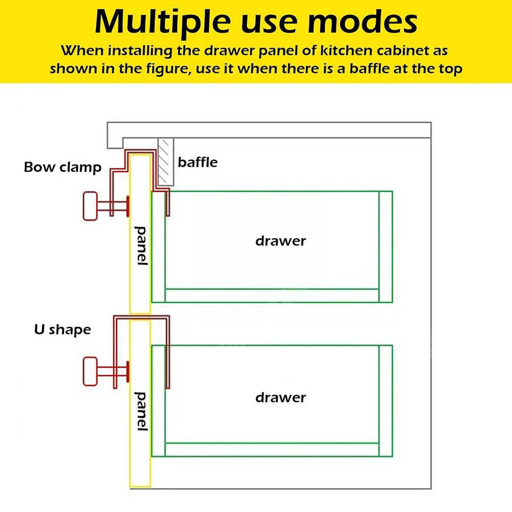 

Инструмент для кабинета, деревообрабатывающий зажим, 1 шт., монтажный зажим, приборы для установки передней панели, зажимы высокого качества
