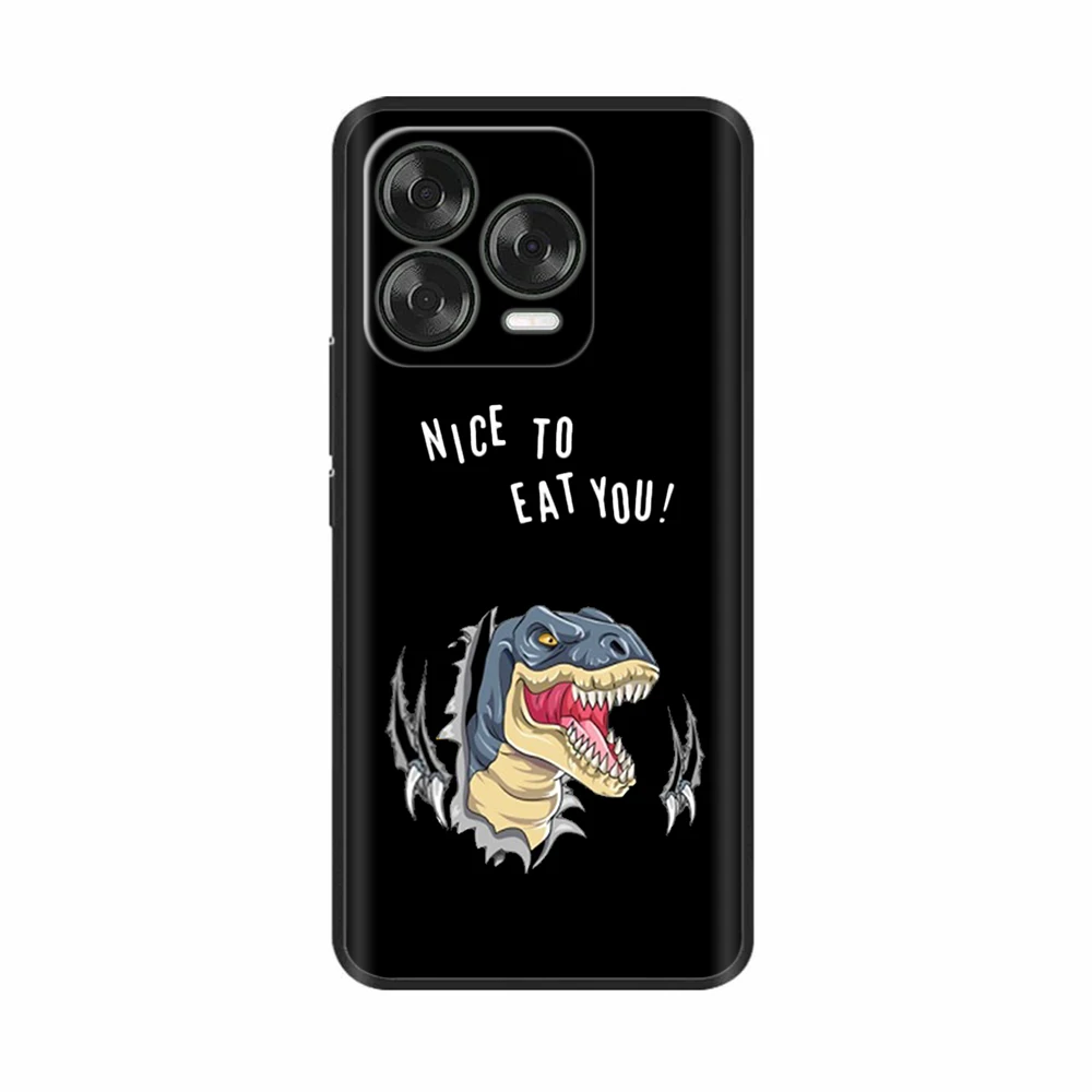 Luxury Black Silicone Back Cover - Elegant Design Case