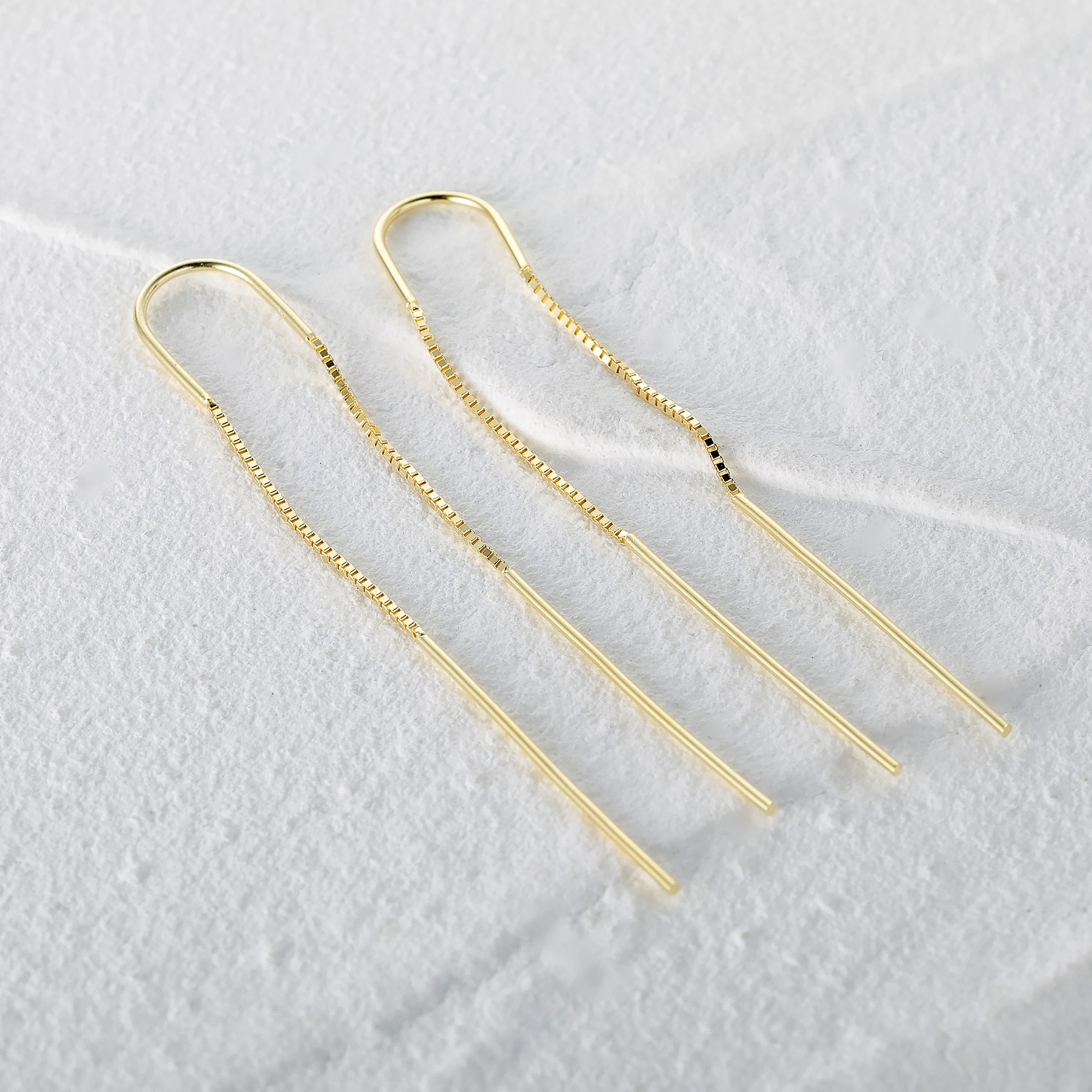925 Sterling Silver Long Chain Tassel Threader Earrings Colored Zircon Snake Padlock Key Pendant Dangle Earrings Jewelry dangle earrings drop earrings pendant earrings long earrings crystal tassel earrings
