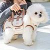 Small Dog Harness Bag Dog Leash Outdoor Portable Breathable Traction Puppy Backpack Can Be Carried Cat Sling Bag Pet Supplies 5