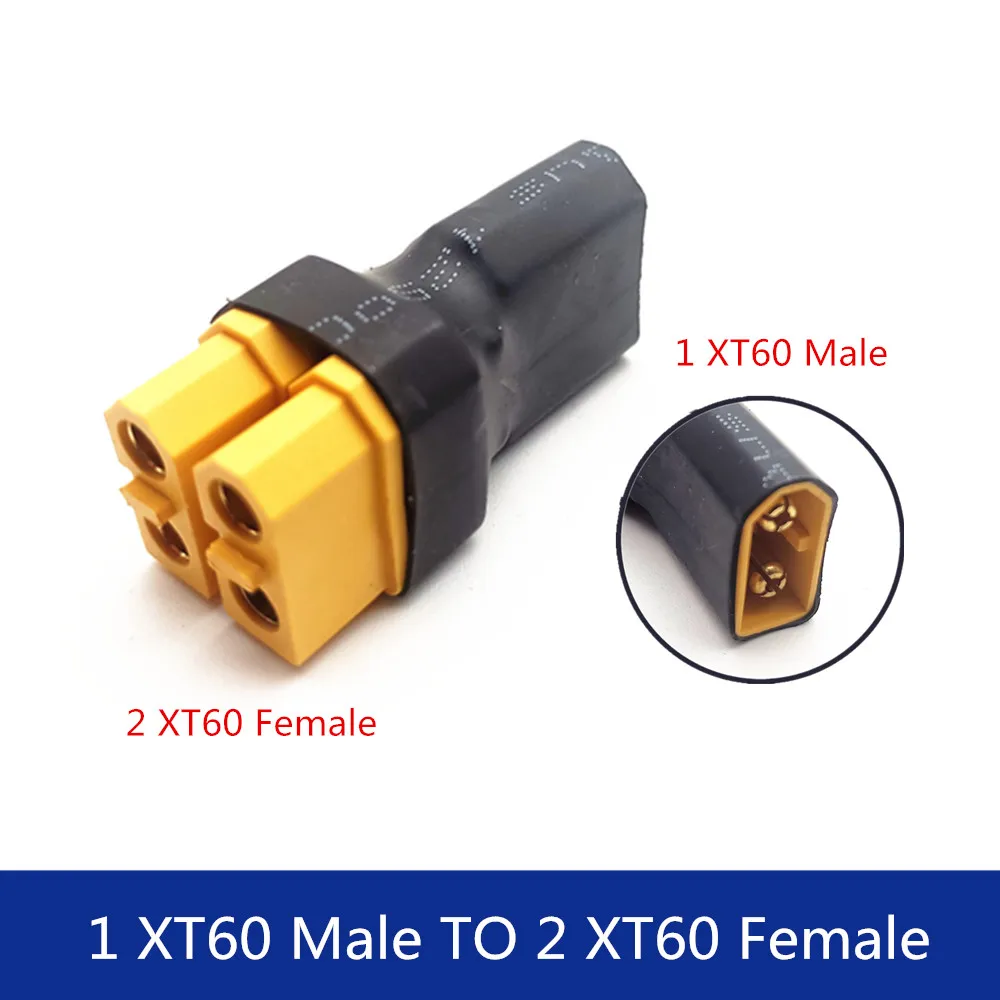 Universal Female to Male Connector Adapter for RC Models - Ideal for Cars, Airplanes, Drones, and Boats