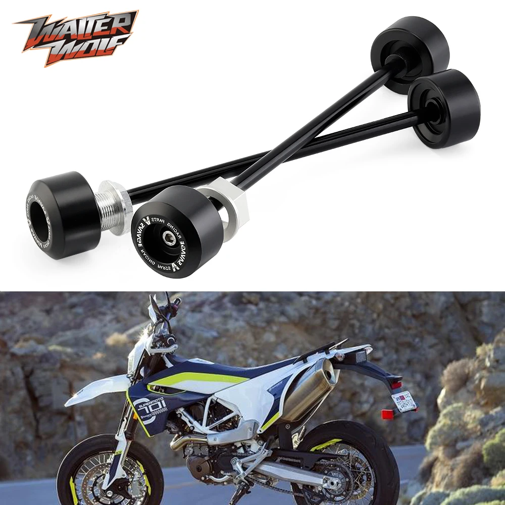 Motorcycle Front Rear Axle Wheel Fork Sliders For HUSQVARNA 701 ENDURO