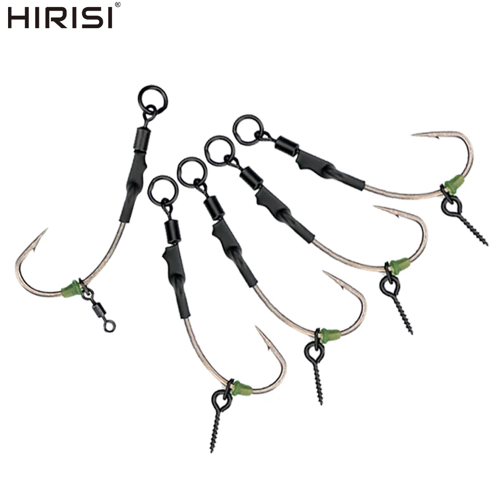Ronnie rig carp fishing prêt à pêcher 4 montages pré-montés kit terminal tackle pour carpe